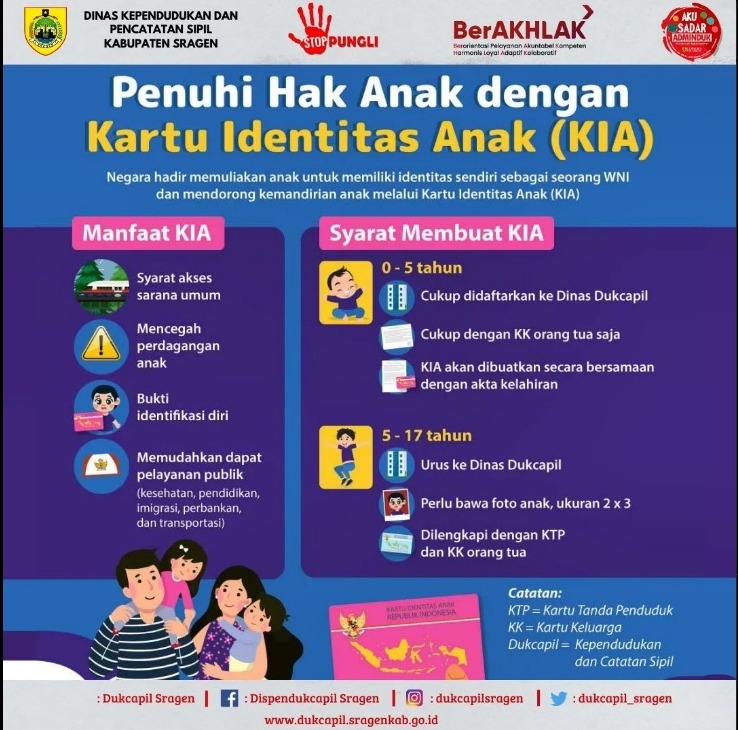 Penuhi Hak Anak dengan Kartu Identitas Anak (KIA)
